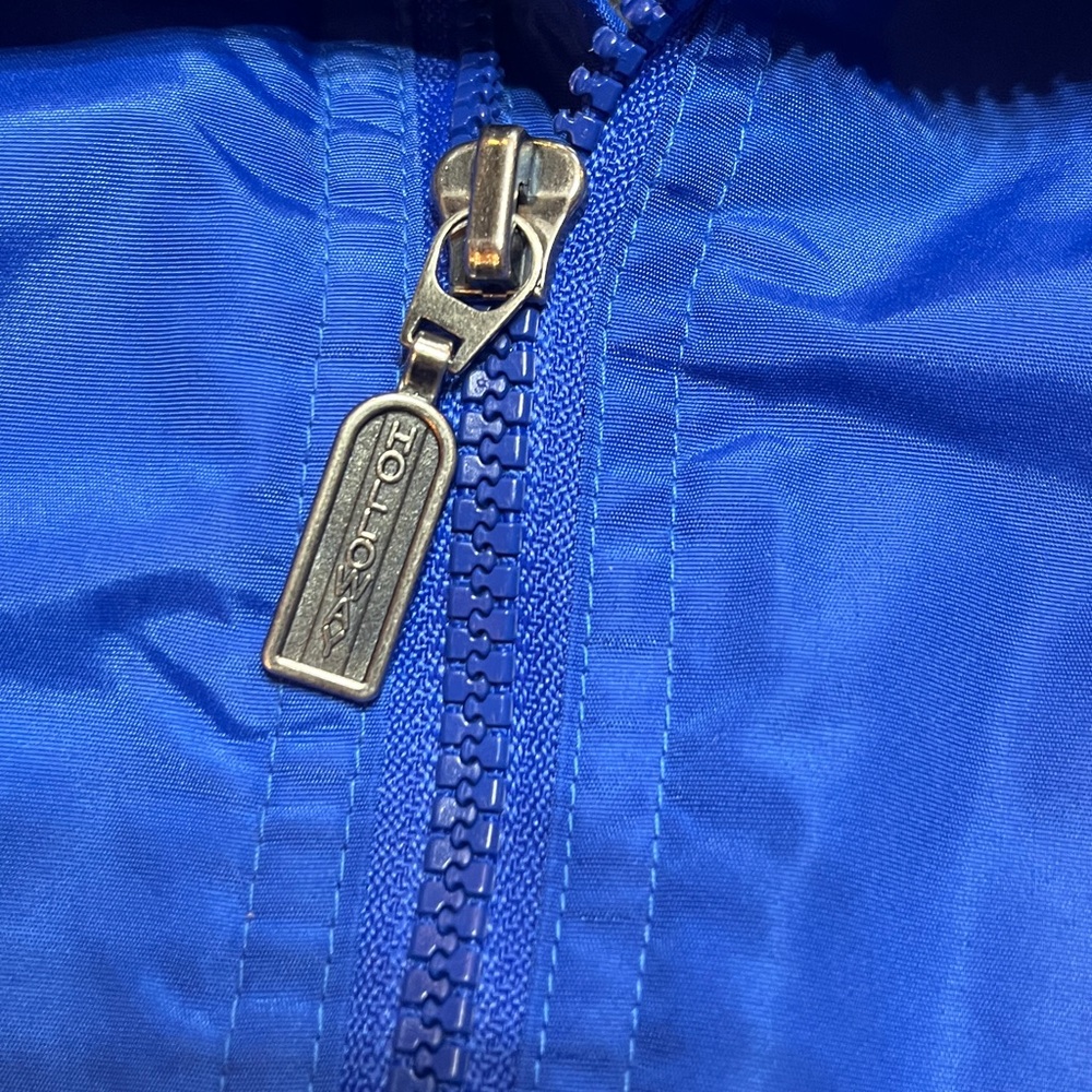 Vintage Dale McDowell #17 Blue windbreaker lined Jacket size Medium. Racing - Picture 6 of 7